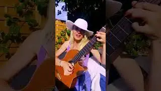 Самая мужская песня Дворовые песни под гитару Надия Косинская #shorts #nadiaguitar