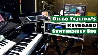 Diego Tejeida's Keyboard & Synthesizer Rig On Tour With HAKEN
