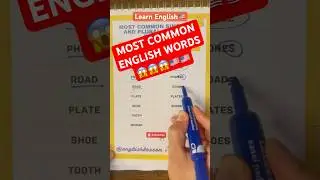 Learn English in 15 seconds | singular and plural basic English | English teacher  #englishgrammar