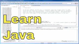 Learn Java - Exercise 02x - Passing Parameters to a Method & Returning Values