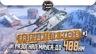 Разрушители Мифов. Разогнали мауса до 400 км?! (Myth Busters) / WoT Blitz