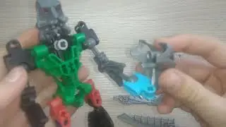 самоделка bionicle и hero factory.