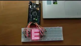 Arduino - Print a Message in an 8×8 LED Matrix