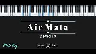 Air Mata - Dewa 19 (KARAOKE PIANO - MALE KEY)