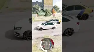 ЛАДА ВЕСТА VS ПОЛО в Бименджи Драйв Мемы и приколы в играх 