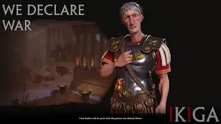 ROME - TRAJAN THE ROMAN EMPEROR ALL VOICED QUOTES & DENOUNCE - CIVILIZATION VI / CIV VI