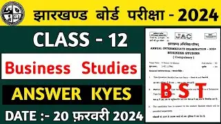 BST class 12 Answer keys 2024/Jac board class 12 Bst answer keys 2024/bst answer keys 2024