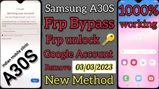 Samsung A30S (A307FN) Frp Bypass Android 11/12 || New Method All Samsung Frp Bypass 1000% Working