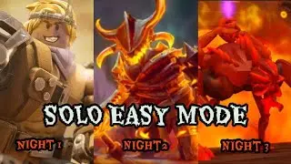 [TDS] Night 1, 2, 3 - Hexscape Event! (Halloween) - SOLO EASY MODE
