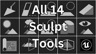 All 14 Landscape Sculpt Tools in Unreal Engine Explained in Under 3 Minutes