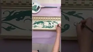 Декор для фасада😍Плиты из бетона с ручной росписью на фасад 