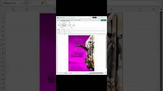 How to remove picture background in excel #excel #picturebackgroundremove