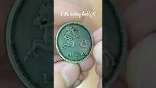 Coin 5 litai 1936 Lithuania silver original #interestinghobby #numismatics #collectingcoins
