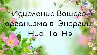 Исцеление Вашего организма в  Энергии  Ниа  Та  Нэ