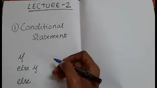 Conditional Statement | if - else | Java | Lecture 2