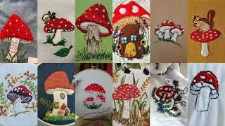 Mushroom Embroidery Designs for Beginners