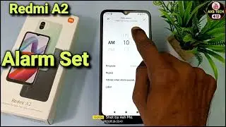 How to Set Alarm in Redmi A2 | Redmi A2 Mai Alarm Kaise Lagayen |