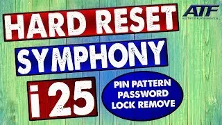 SYMPHONY i25 HARD RESETPIN PATTERN PASSWORD LOCK REMOVE