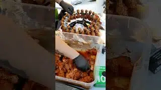 Куриные голени на драм-смокеры.