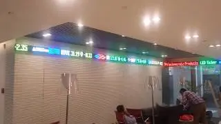 LED Ticker, LED Stock market ticker, LED ticker for office by technocratz.in 9810124109