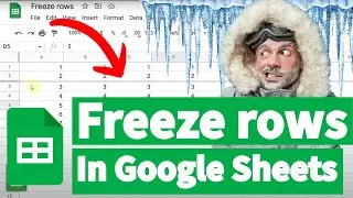 Lock rows in Google Sheets