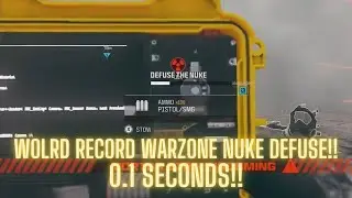 WORLD RECORD WARZONE NUKE DEFUSE!!