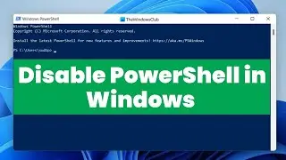 How to Disable PowerShell in Windows 11/10 🛑🔒 | Quick & Easy Steps (2024)