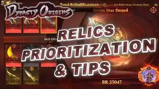Dynasty Origins Conquest - Relics Tips & Prioritization🤔