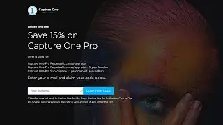 Capture One Pro 12 Discount Coupon Code | Capture One Pro Save 15% Off