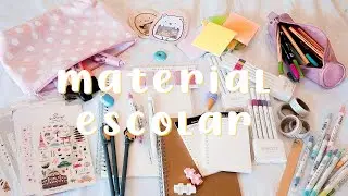 ad: haul material escolar, aesthetic y demasiado cute... l lau