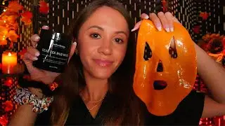 ASMR / The Most Relaxing Fall Spa & Pampering 🍁 (skincare & scalp treatment)