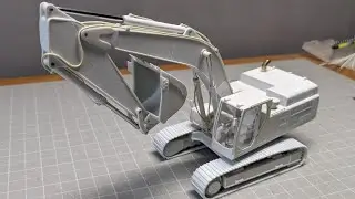 Making an Excavator from PVC part 3