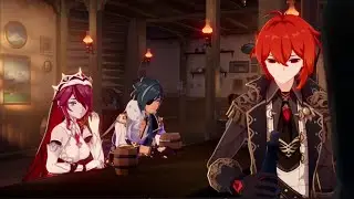 KAEYA WANTS BAR SNACKS! GENSHIN IMPACT CUTSCENE