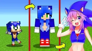 КАК МЕНЯЛАСЬ ДЕВУШКА СОНИК ИКС МУТАНТ И ЕЕ ЖИЗНЕННЫЙ ЦИКЛ В МАЙНКРАФТ! ЭВОЛЮЦИЯ MINECRAFT SONIC X