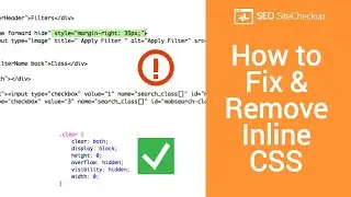 How to Fix and Remove Inline CSS