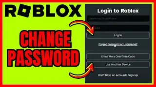 How To CHANGE Password In Roblox If You Forgot (Quick & Easy)