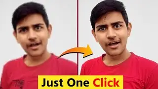 Blur Photos ko kaise clear karen ⚡| Make BLUR photos Look HD - How To Clean/Clear Blur Photos