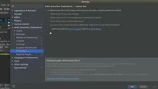 Enable Disable Instant Run