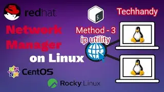 Network Manager on Linux using ip utility