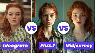 Dark Horse? Which is the BEST AI Image Generator?   Ideogram2.0 vs Flux.1 vs Midjourney