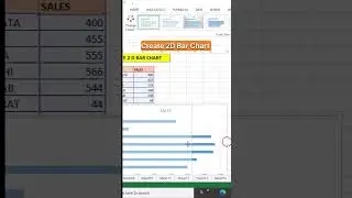 Excel Bar Chart 📊 tricks 