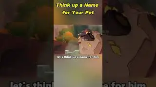 think up a name for you pet  