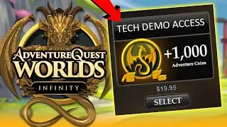 AQW Infinity TECH DEMO!!! How to Play! NEW Info