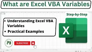 Excel VBA Variables and Data Types: Declare and Initialize variables in Excel VBA 