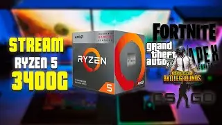 JUEGOS en RYZEN 5 3400g en STREAM (se eliminara)