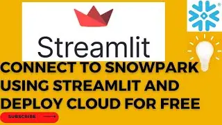 Streamlit App to profile tables in snowflake