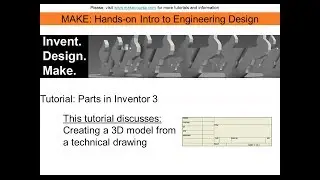 Tutorail: Autodesk Inventor Parts 3