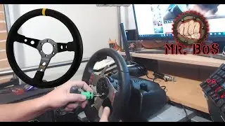 logitech g27 Замена руля, лепестков, плюс переходник на руль.
