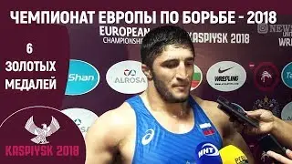 Сборная России завоевала 6 золотых наград чемпионата Европы по вольной борьбе