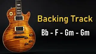 Classic Rock BACKING TRACK G Minor | 60 BPM | Guitar Backing Track